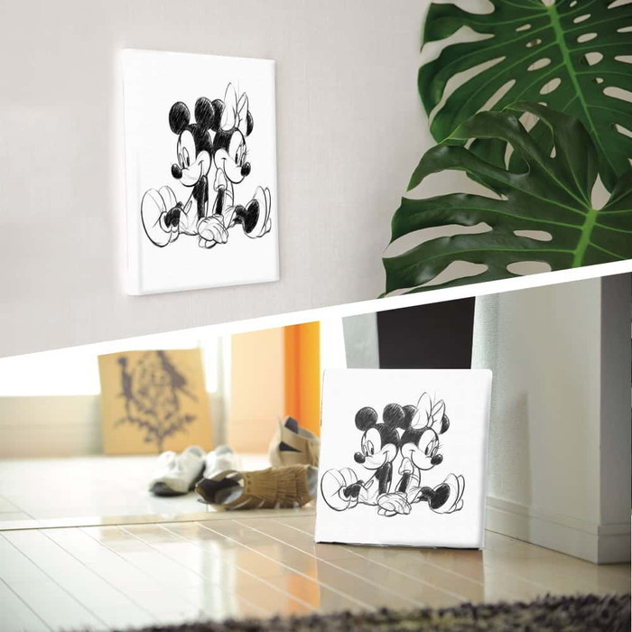 ミッキー ミニー ディズニー Mickey Mouse Mサイズ 30cm×30cm アート