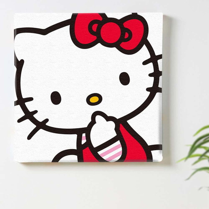 ハローキティ キティちゃん HELLO KITY Mサイズ 30cm×30cm アート