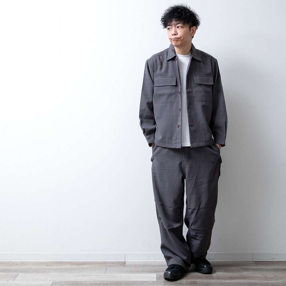 シャツジャケット メンズ CPOジャケット ゆったり ルーズ ジャケット