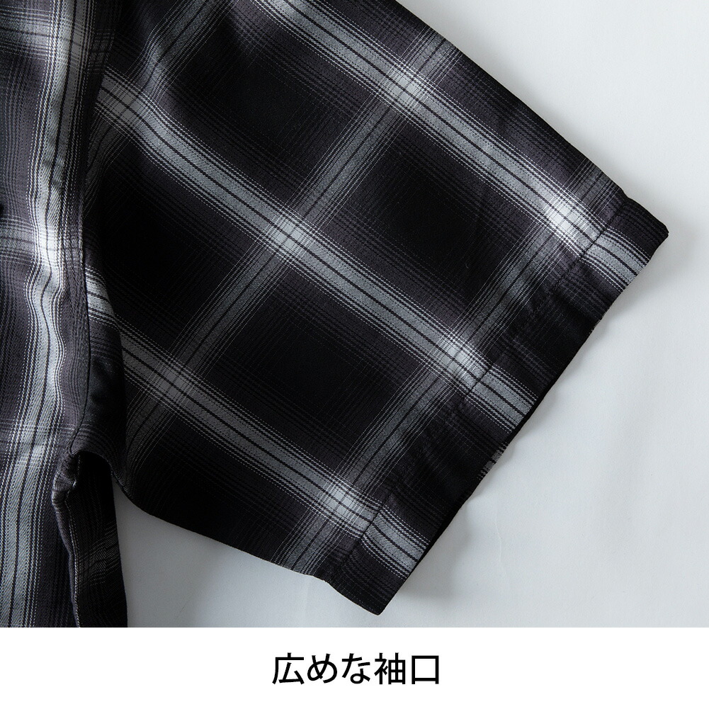 シャツ 半袖 オックスシャツ ディッキーズ チェック 胸ポケット 半袖