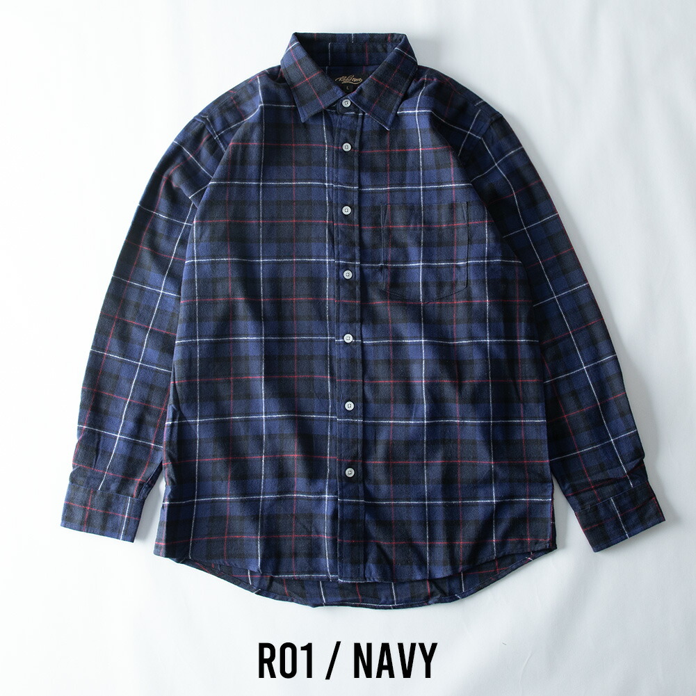 チェックシャツ メンズ 長袖 秋冬 トップス 微起毛 カジュアルシャツ