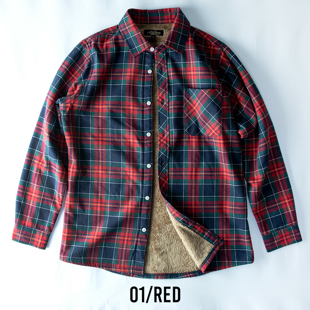 シャツ メンズ 裏ボア チェックシャツ トップス 長袖 秋冬 防寒 暖かい