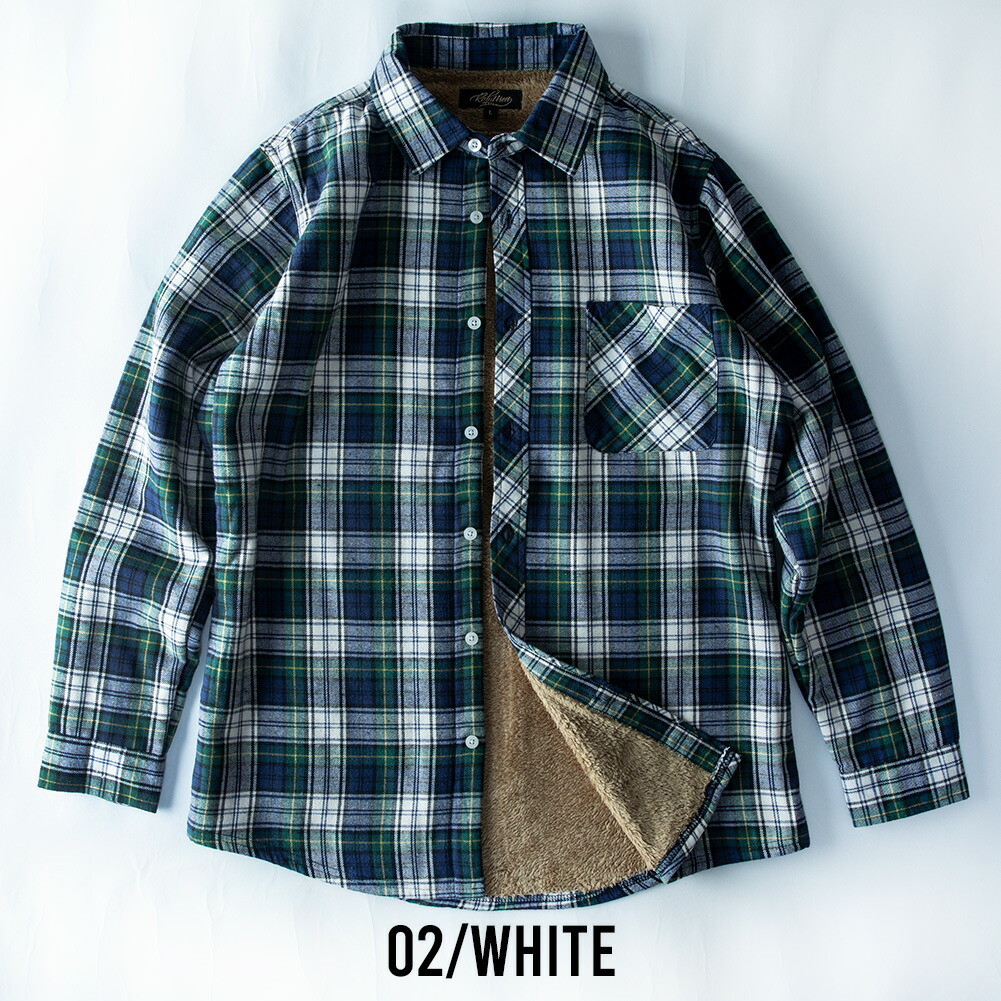 シャツ メンズ 裏ボア チェックシャツ トップス 長袖 秋冬 防寒 暖かい