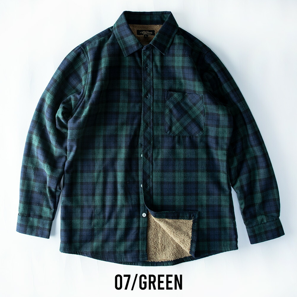 シャツ メンズ 裏ボア チェックシャツ トップス 長袖 秋冬 防寒 暖かい