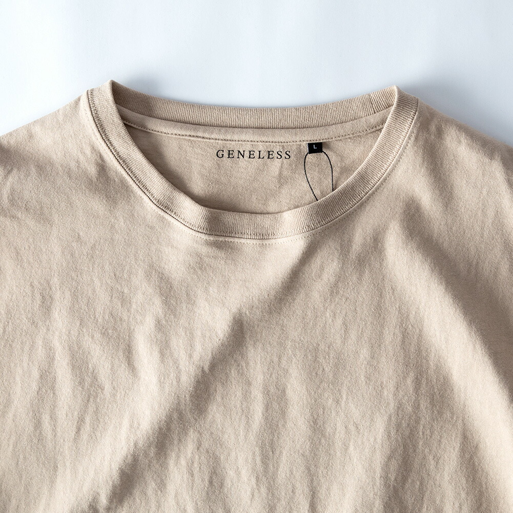 MACHATT ラウンドヘムロングTシャツ（ベージュ） YUDANGI ROUND HEM LONG T-SHIRT ラウンドヘムロングTシャツ| PILABOT