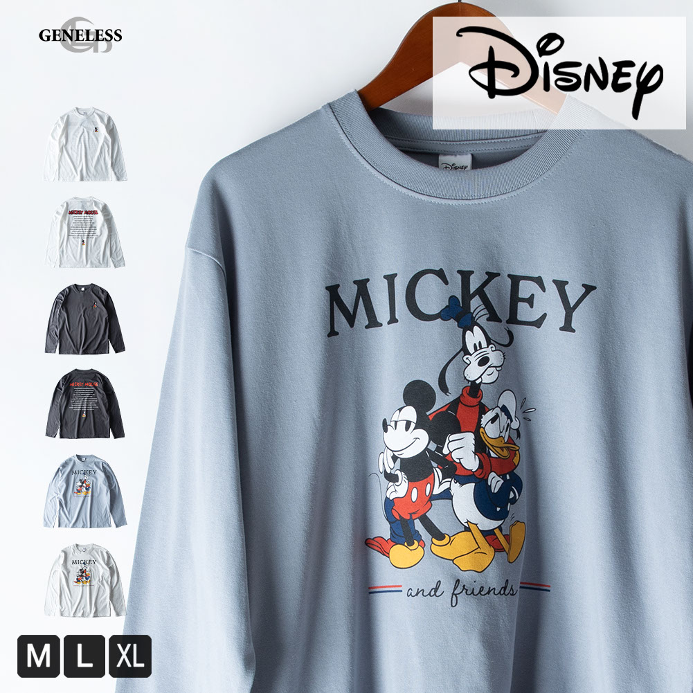 【Poppins】DISNEY ミッキー オープンカラー長袖シャツ ディズニー シャツ 半袖 メンズ 大きいサイズ 『ミッキー』 デザイン