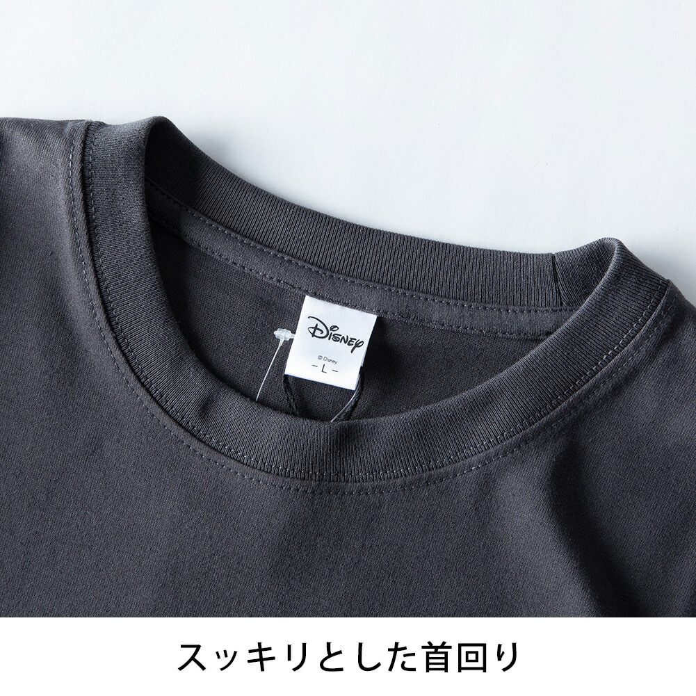 Tシャツ メンズ 長袖 キャラクター ディズニー 長袖tシャツ クルー