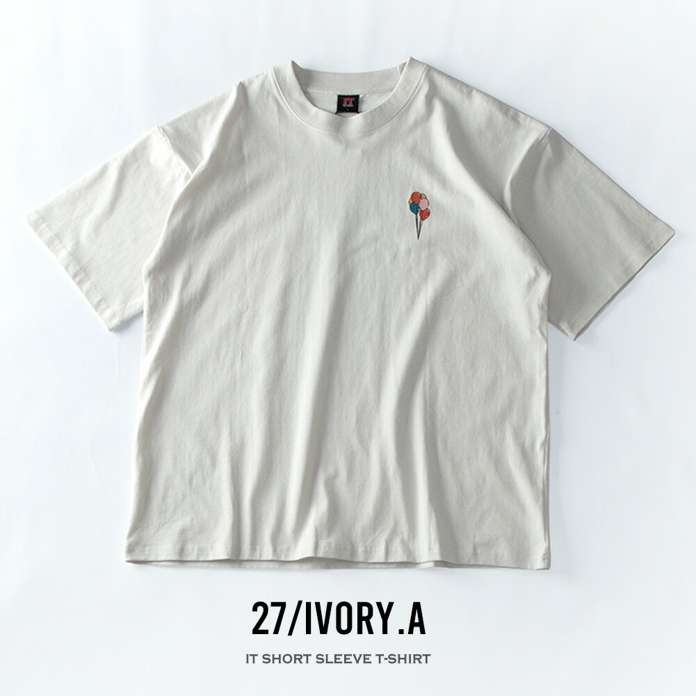 tシャツ メンズ 綿100 大きめ 半袖 ピグメント キャラT IT ピエロ 半袖