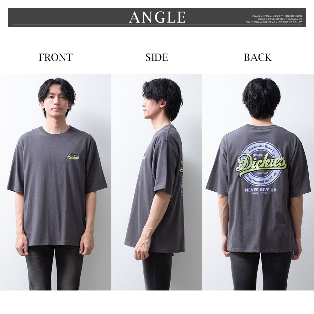 tシャツ 半袖 綿100 ディッキーズ クルーネック GENUINE Dickies T