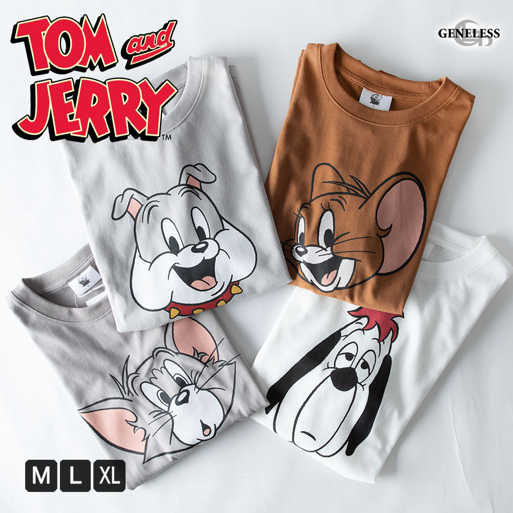 半袖tシャツ キャラクター キャラt 半袖 トムとジェリー アニメ