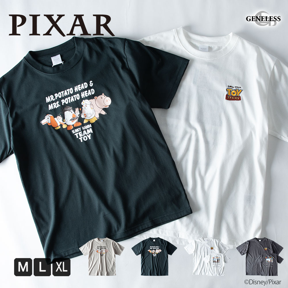 Tシャツ 半袖 トイストーリー ピクサー キャラクター tシャツ