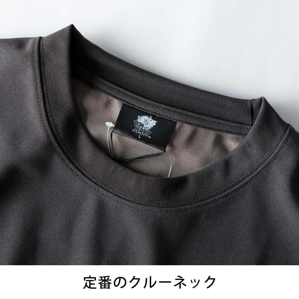 Tシャツ 半袖 トムとジェリー 胸ポケット tシャツ 刺繍 キャラクター