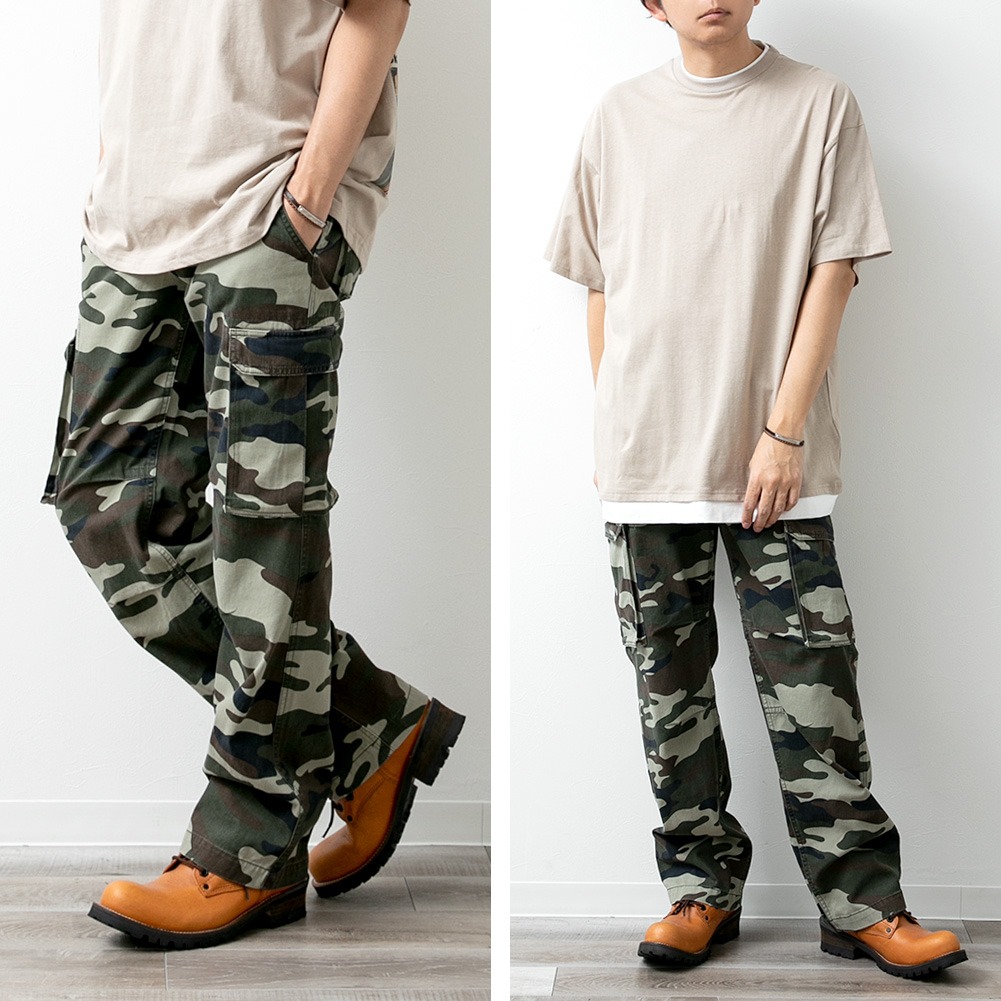 カーゴパンツ メンズ ゆったり ベルト付き メンズカーゴパンツ 太め ミリタリー パンツ ヴィンテージカーゴパンツ ロングパンツ おしゃれ L カーキ |  | 09