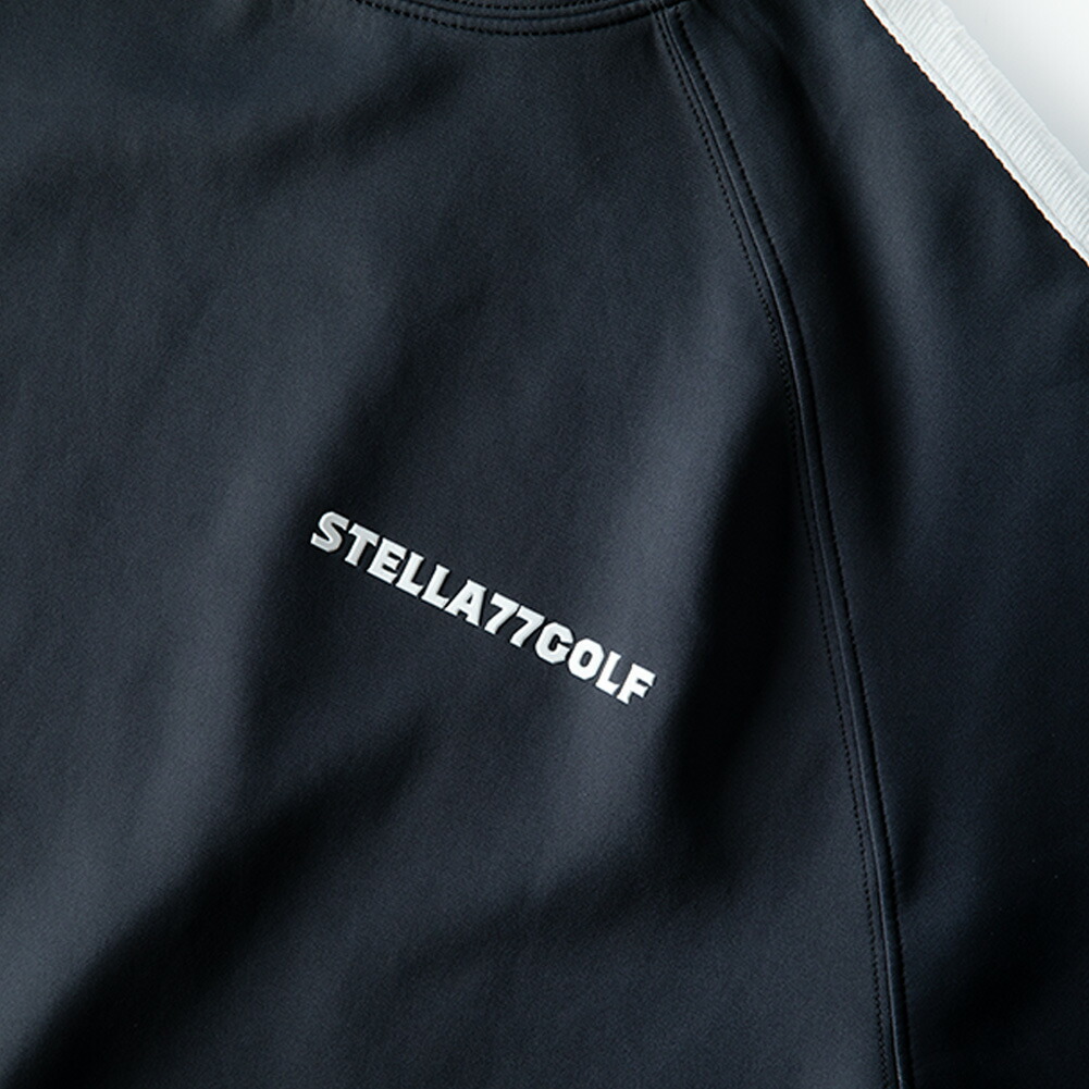 長袖tシャツ メンズ 長袖 モックネック ストレッチ ゴルフウェア