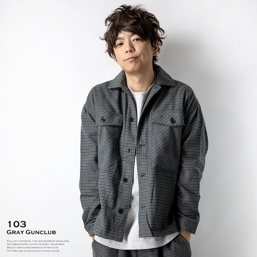 カバーオール メンズ ビエラチェック 柄 ジャケット 起毛チェック 冬