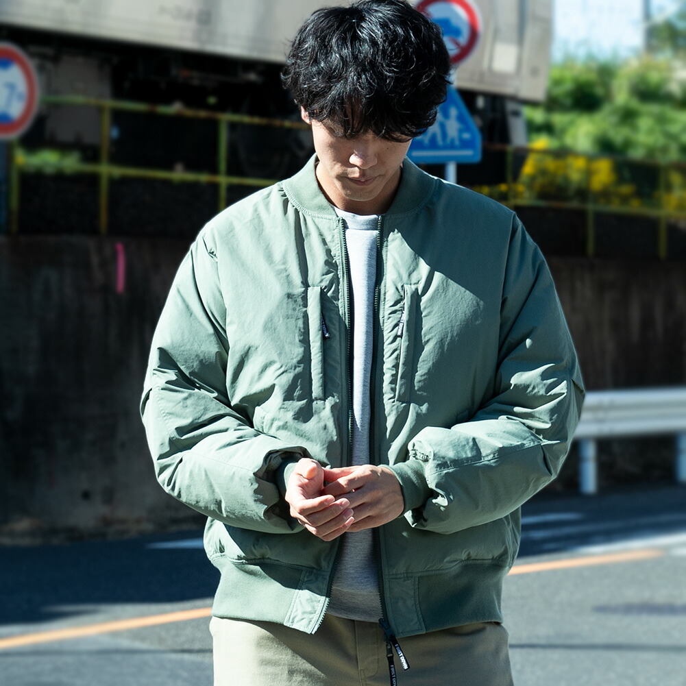+J ダウンブルゾン新品 MA-1 UNIQLO +J] Reissue collaboration! Hybrid down oversized MA-1