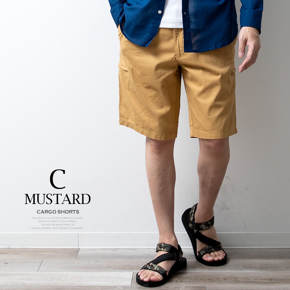 カーゴパンツ メンズ ハーフパンツ スマホポケット ボトムス 夏物 夏服 ズボン ショートパンツ 短パン ギフト XL ライトベージュ カジュアル M |  | 09