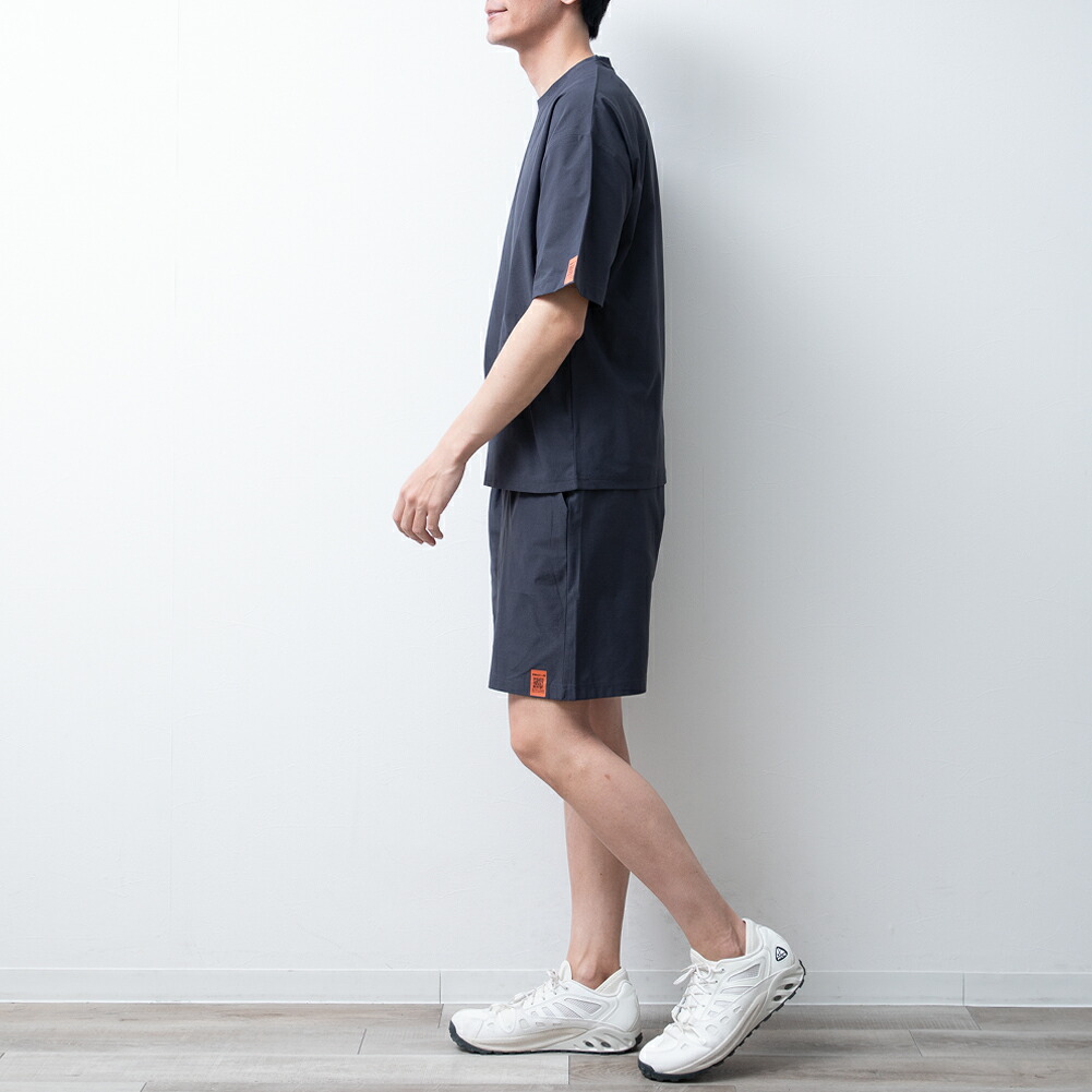 セットアップ tシャツ 半袖 ハーフパンツ 夏 AIRFLRX ストレッチ 吸水