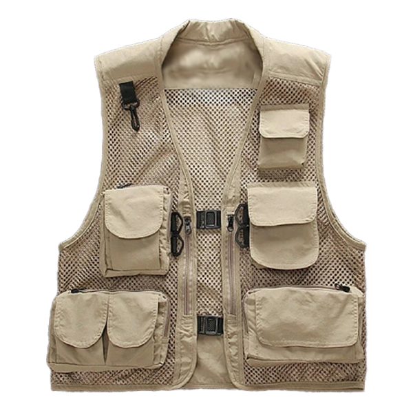 メッシュベスト　キャンプ釣りアウトドアギフト未使用匿名発送 メッシュフィッシングベスト メッシュベスト メンズ アウトドア釣り