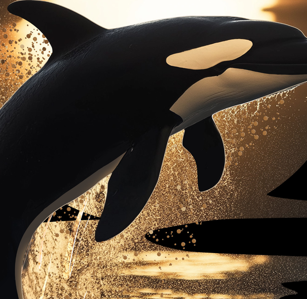 United Athle（ユナイテッドアスレ） GENJU オルカ シャチ 海 Tシャツ