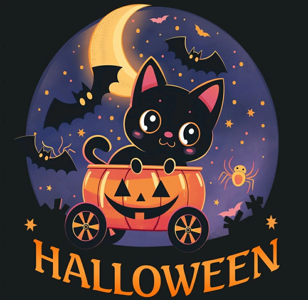 United Athle（ユナイテッドアスレ） GENJU ハロウィン かぼちゃ 黒猫
