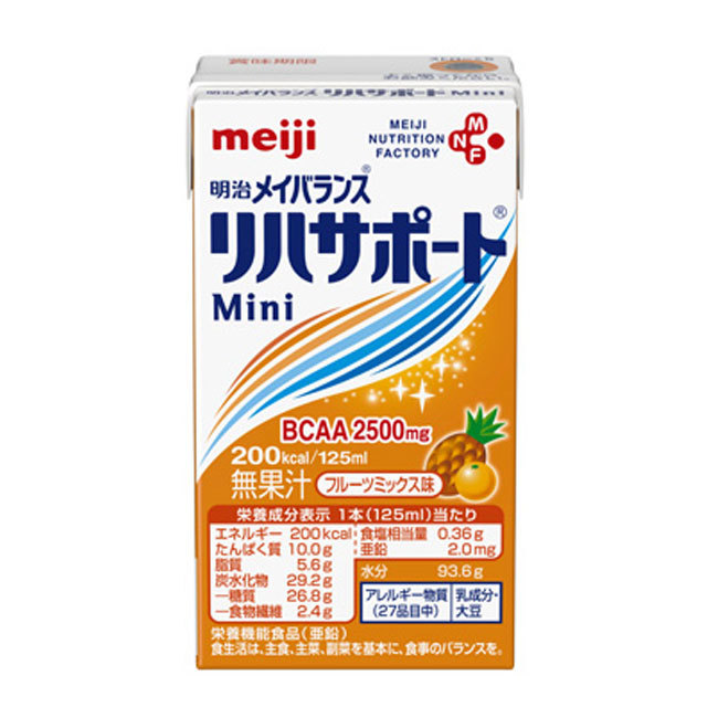 魅力的な価格 介護食 メイバランス リハサポートMini フルーツミックス風味 125ml×24本セット 明治 栄養機能食品  www.vintapix.mx