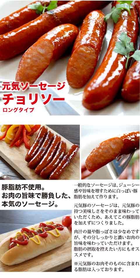 元気豚ソーセージ（チョリソー） 200g(5本入り) :369-chorizo:健康育ちの元気豚 - 通販 - Yahoo!ショッピング