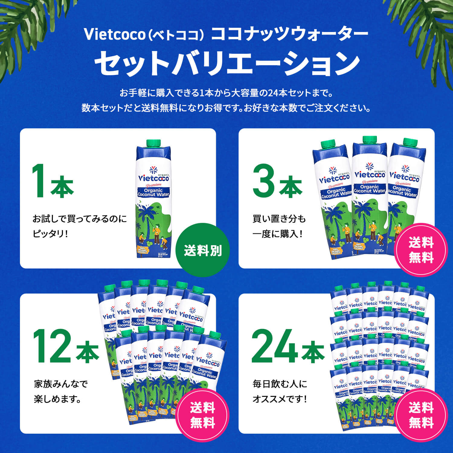 VIETCOCOココナッツウォーター1000ml/NUOCDUAVIETCOCO1000ml