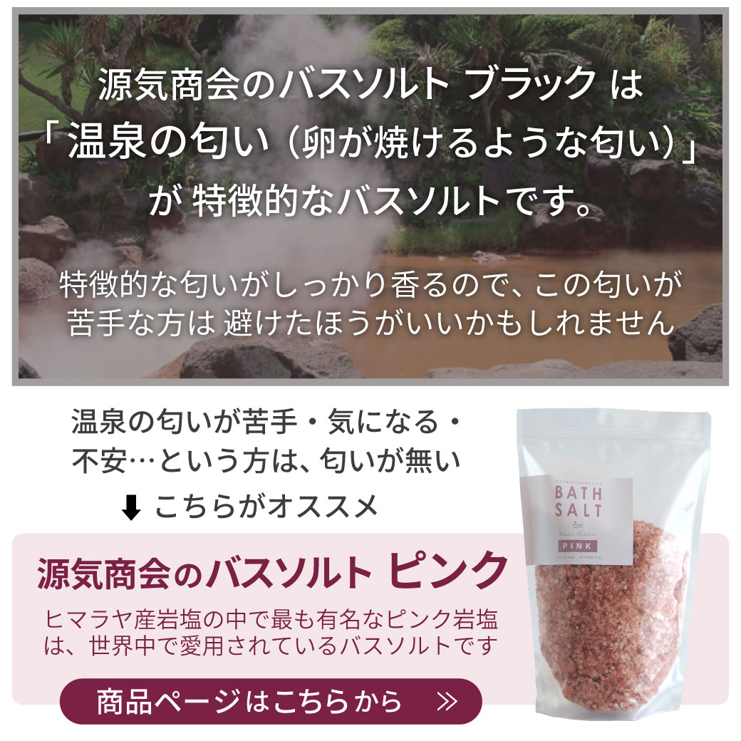 源気商會 源気商会のバスソルトBLACK ヒマラヤ岩塩 ブラック
