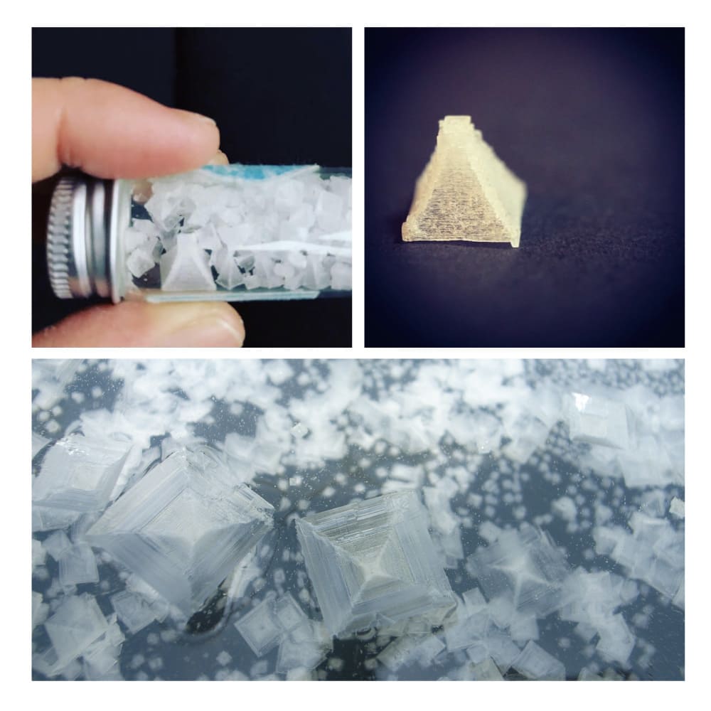 堅実な究極の TEJAKULA バリ島のピラミッド塩 天日塩 7g 海塩 浄化塩 浄化 クリアリング ピラミッド 粗塩 瓶 携帯 ピラミッドソルト  BIOPLE 塩