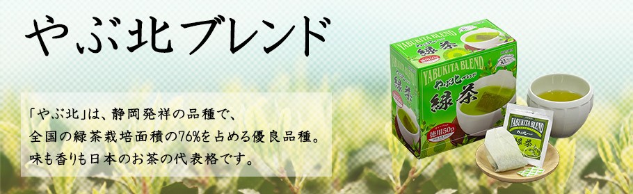 市場 50%OFF やぶ北ブレンド カテキン強化 緑茶ティーバッグ