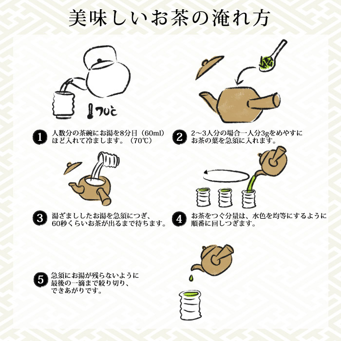 お茶の淹れ方