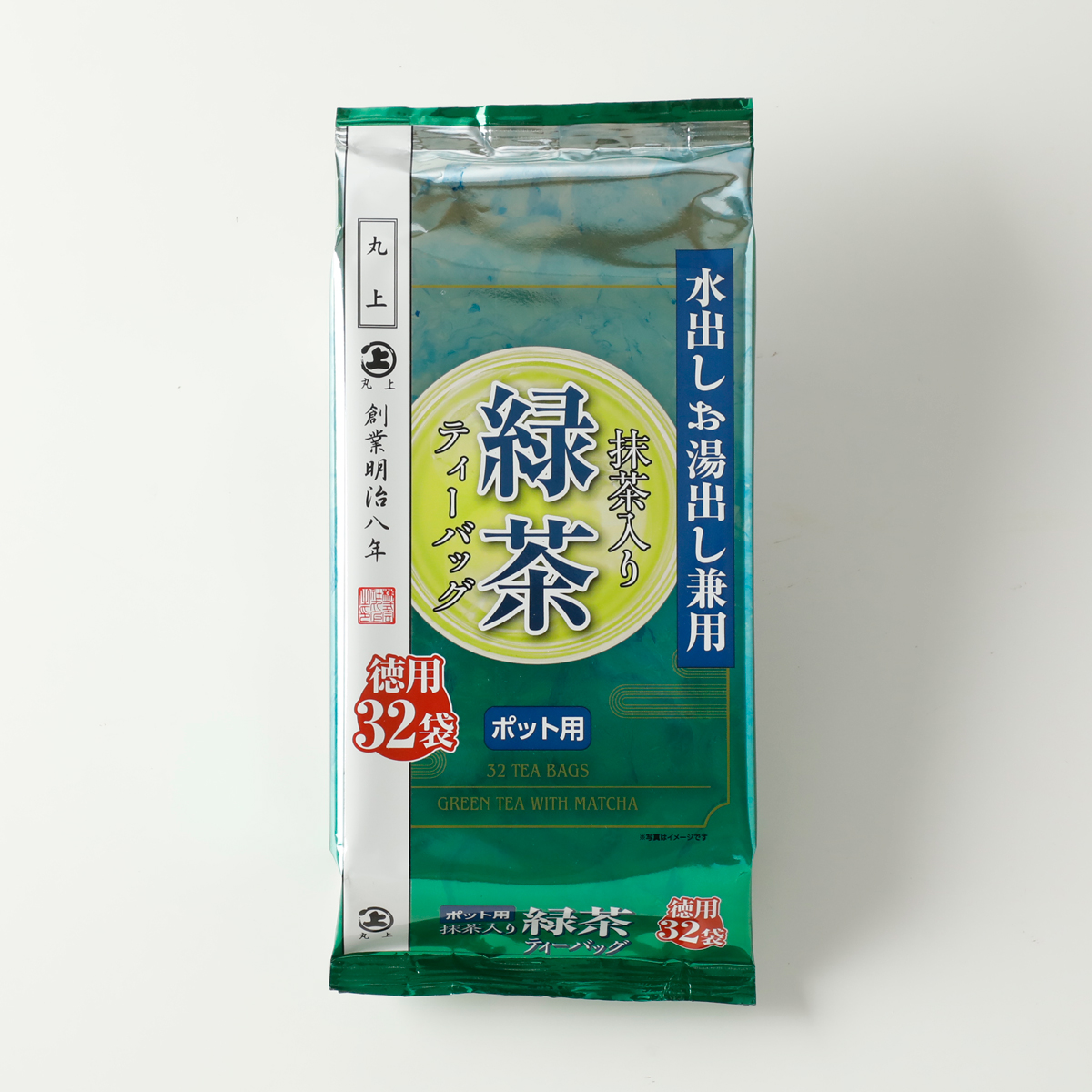 水出し お湯出し 兼用 お茶 ポット用ティーバッグ（抹茶入り緑茶、抹茶