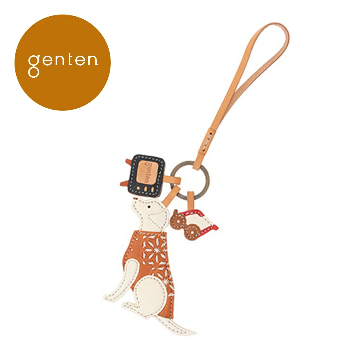 genten ゲンテン ワクワクチャーム ラブラドール 40797 革小物