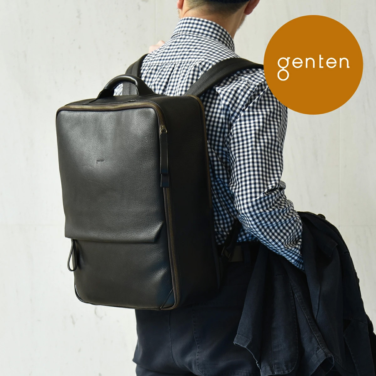 genten ゲンテン ムーブメント2 ビジネスリュック 43846 本革 リュック  