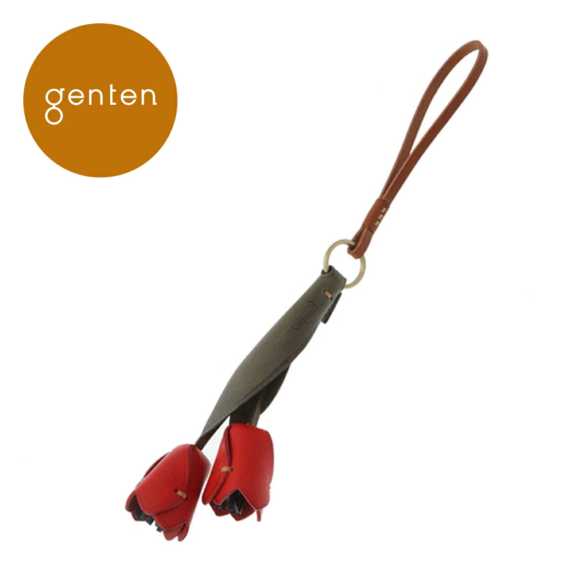 genten ゲンテン ☆未使用☆ エヴァーチャーム チューリップ オレンジ 工場 直営 店ファッション - genten ゲンテン ☆未使用
