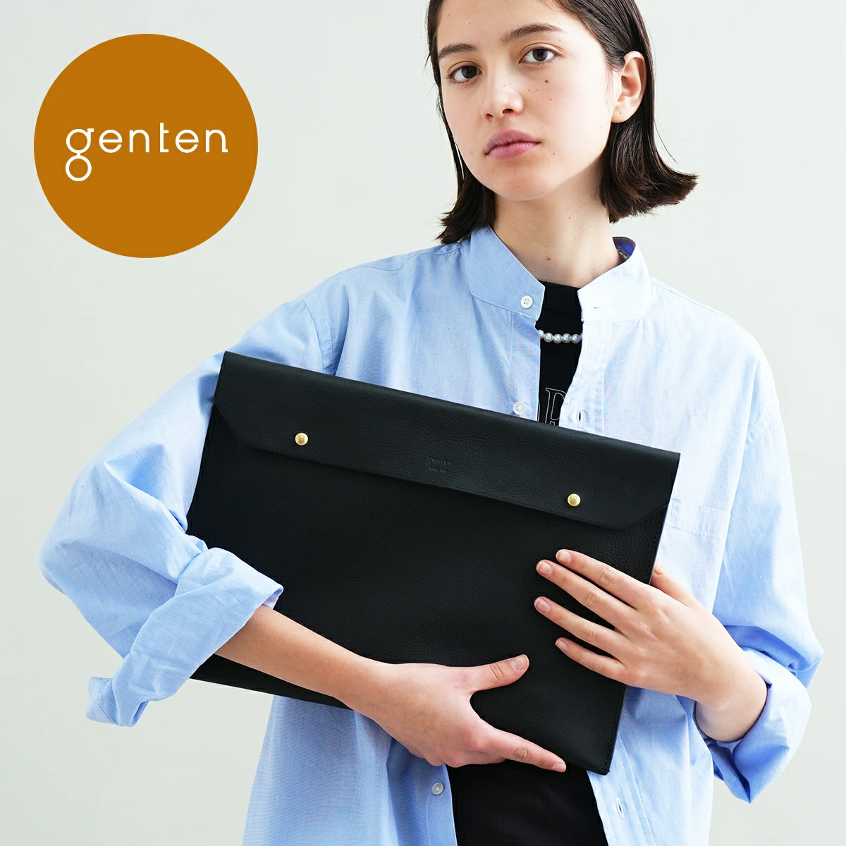 ゲンテン genten 44030ミネルヴァ ビジネスクラッチバッグ 公式 バッグ | genten | 01