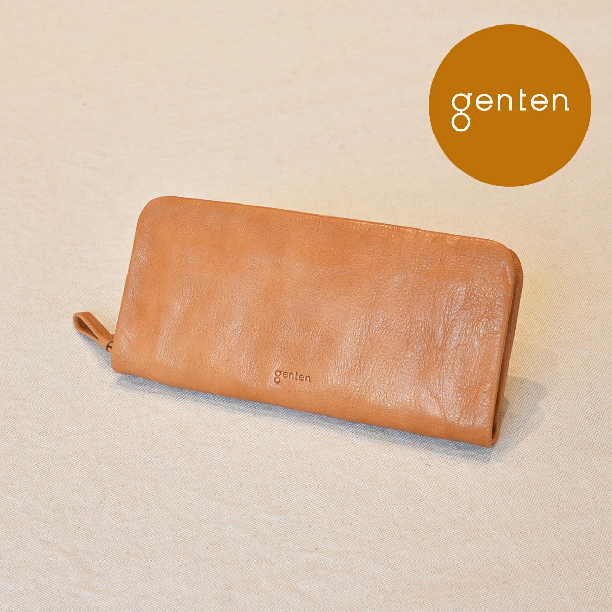 genten ゲンテン ゴートベーシック ラウンド長財布 44350 (43260