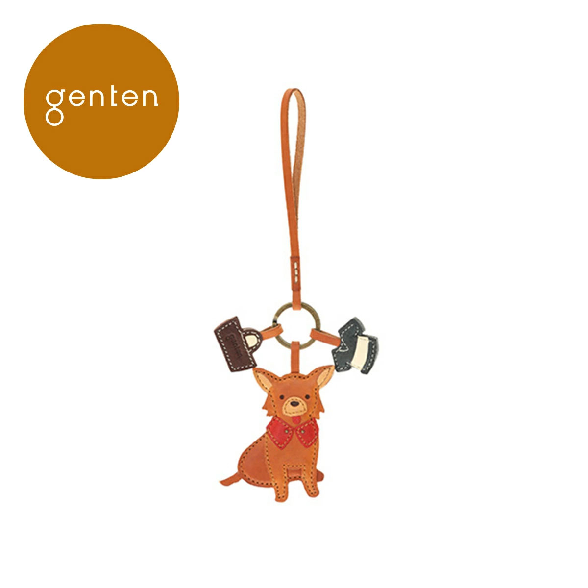 genten ゲンテン ワクワクチャーム チワワ 40790 革小物