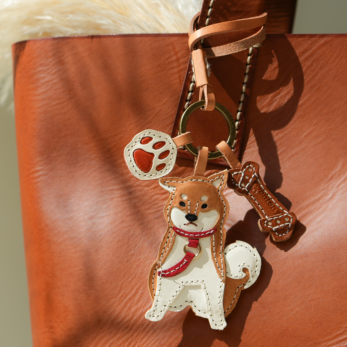 genten（ゲンテン） genten 40868 ワクワクチャーム 柴犬 バッグ