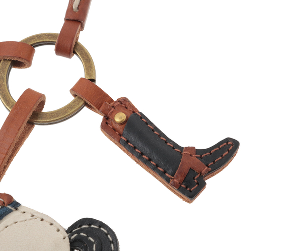 genten（ゲンテン） genten 40869 ワクワクチャーム 白馬 本革 バッグ