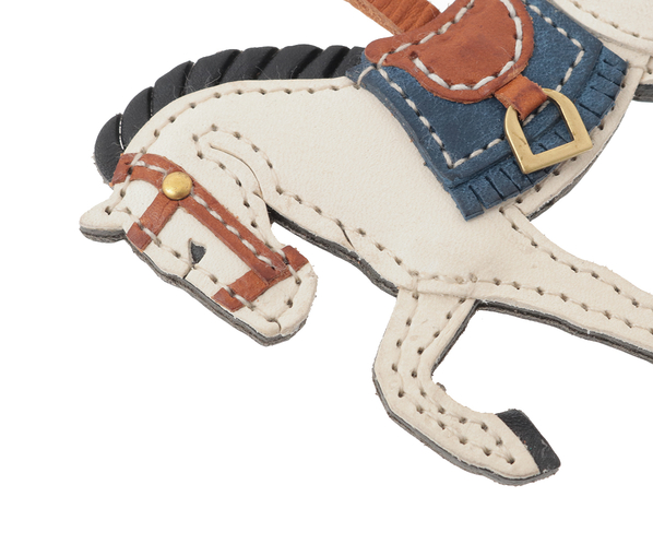 genten（ゲンテン） genten 40869 ワクワクチャーム 白馬 本革 バッグ