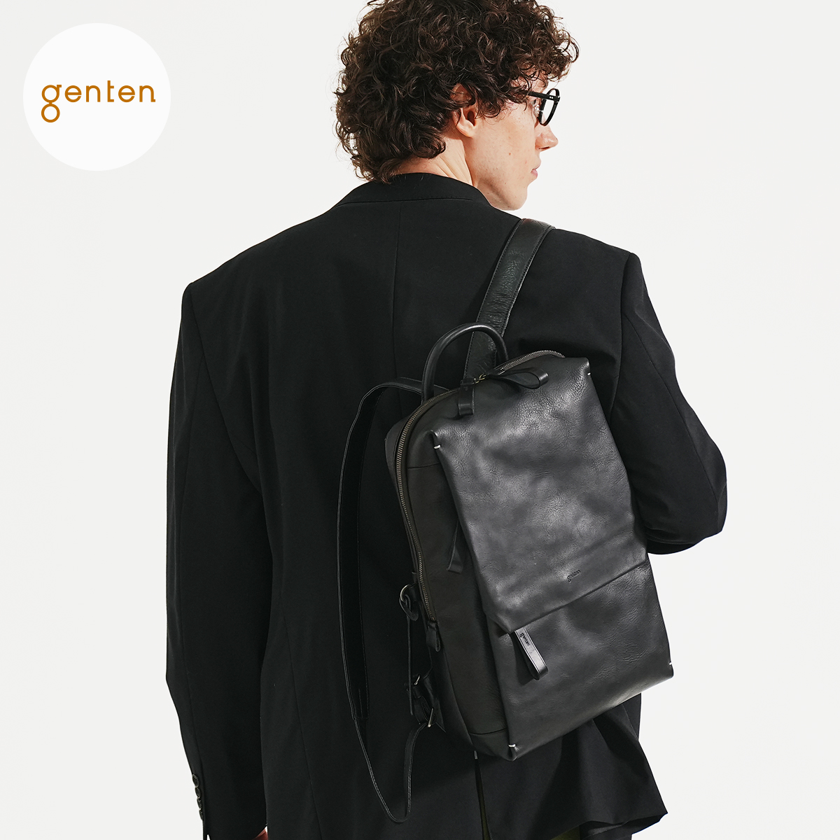 genten（ゲンテン） genten 43686 リベラ2 フラップ型 リュック 本革 