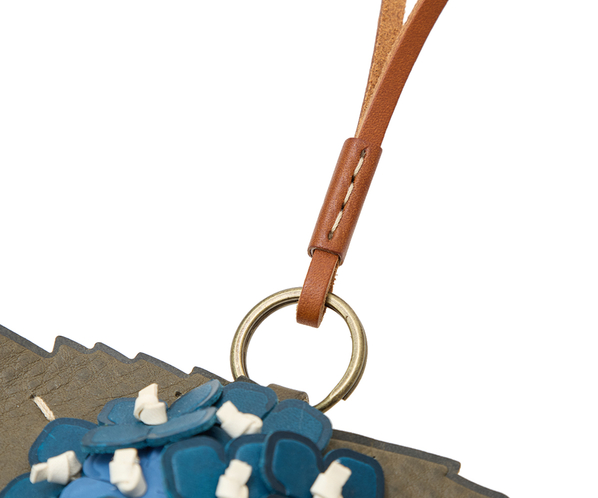 genten（ゲンテン） genten 43895 エヴァーチャーム あじさい 本革 本