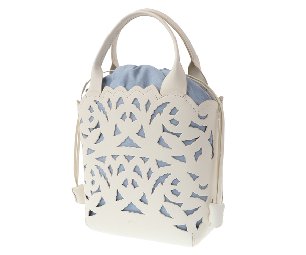 genten ゲンテン ガーデンカットワーク トートバッグ 小 43951 25周年  