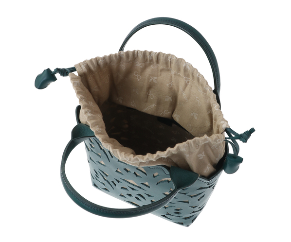 genten ゲンテン ガーデンカットワーク トートバッグ 小 43951 25周年  