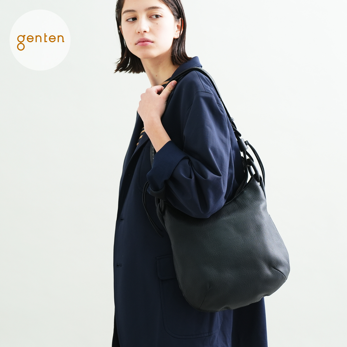 genten（ゲンテン） genten 43971 ムース2024 2wayショルダー 小 本革