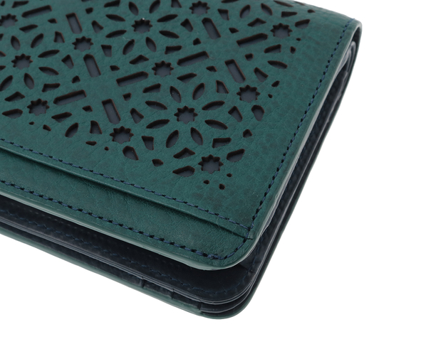 genten（ゲンテン） genten 43987 ダイヤカットワーク 二つ折り財布 本