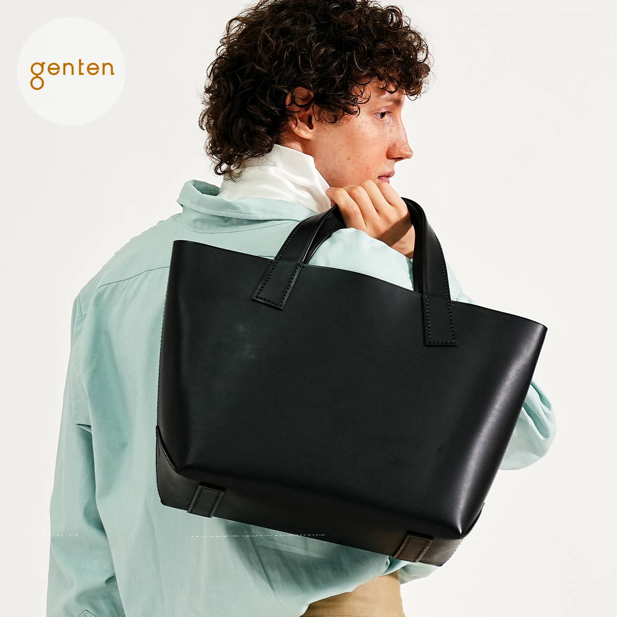 genten（ゲンテン） genten 44003 アマーノ トートバッグ L 限定 本革 