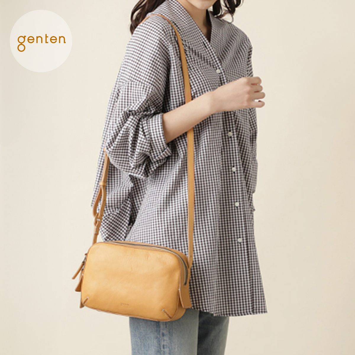 genten（ゲンテン） genten 44012 トスカ BOX型 ミニショルダーバッグ 